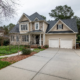 A house with a well-kept driveway