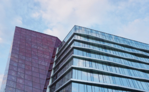 A building with windows